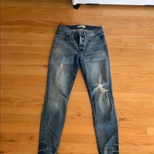 Madewell High Rise Skinny Jeans Size 26